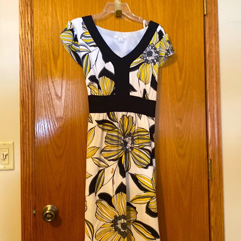 Capped Short Sleeve Dress by Dressbarn